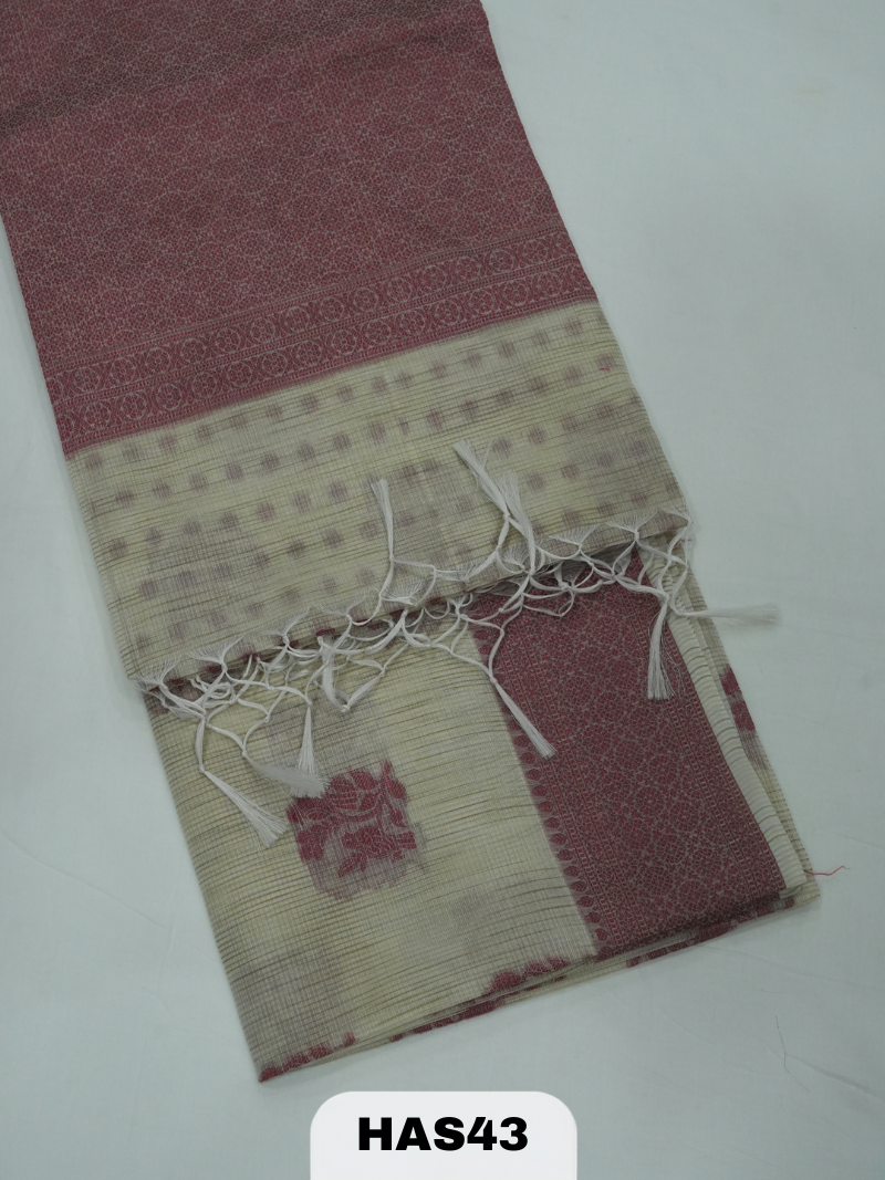 BANARAS COTTON JACQUARD SAREE