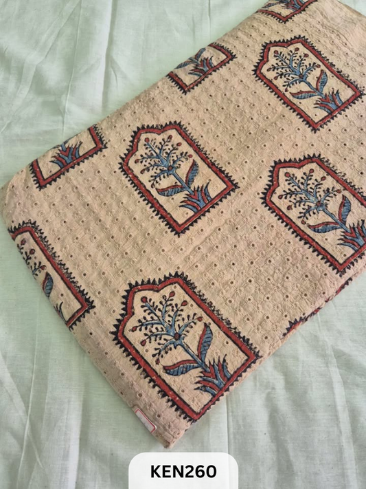 HAKOBA NATURAL HANDBLOCK PRINT-1 MTR