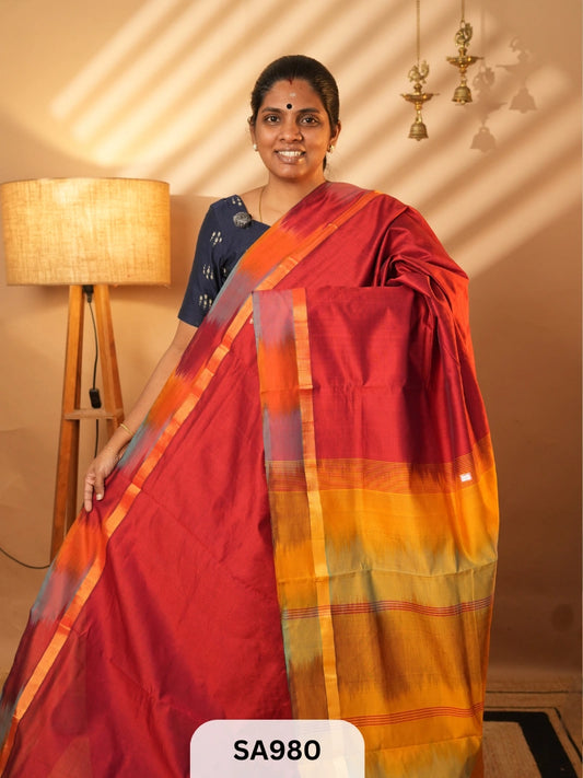 PURE HANDLOOM SILK COTTON SAREE