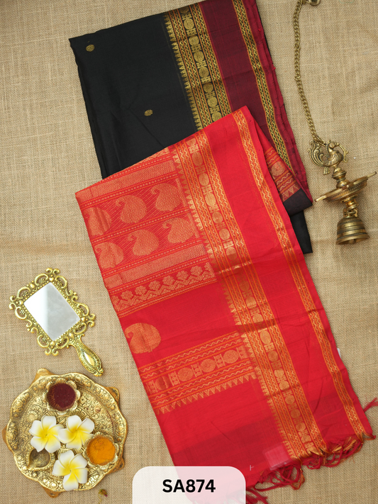 KALASHETRA-PURE HANDLOOM SILK COTTON SAREE