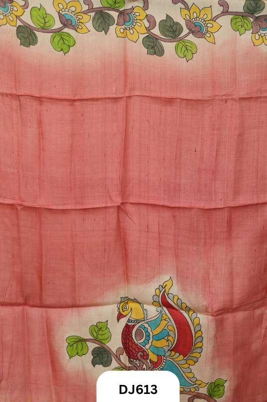 Tussar Hand Paint  Blouse