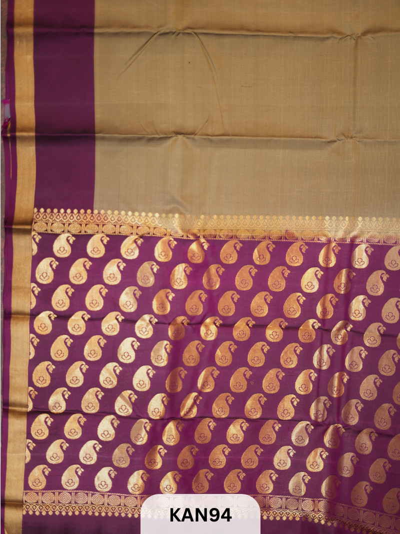 KANCHIPURAM HANDLOOM PURE SOFT SILK