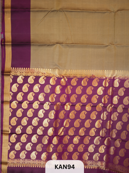 KANCHIPURAM HANDLOOM PURE SOFT SILK