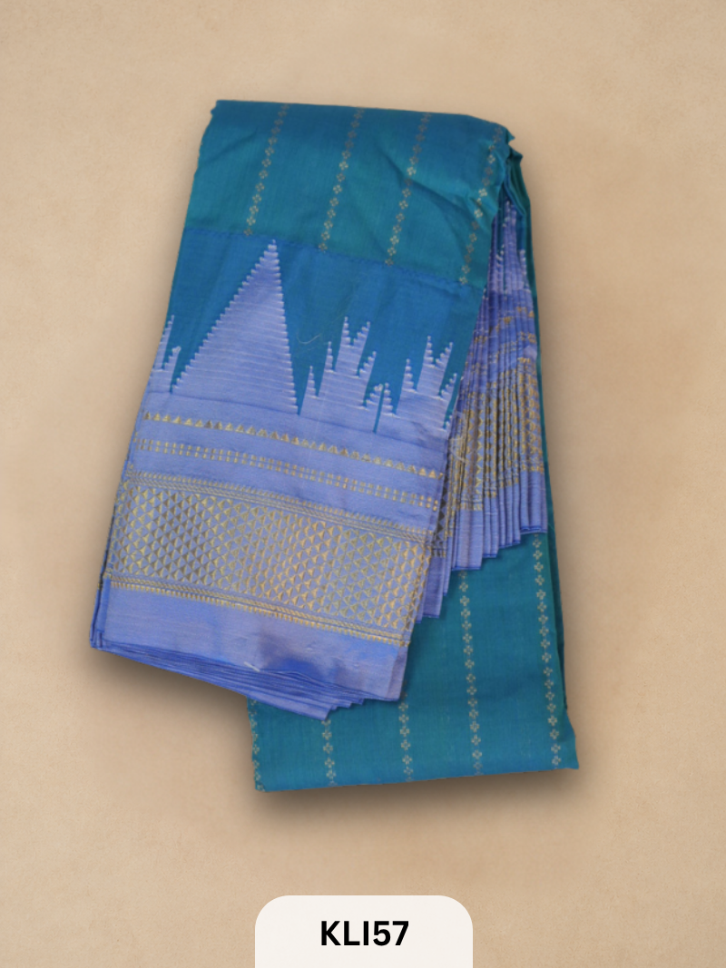 ILKAL TOPI BORDER HANDLOOM SAREE