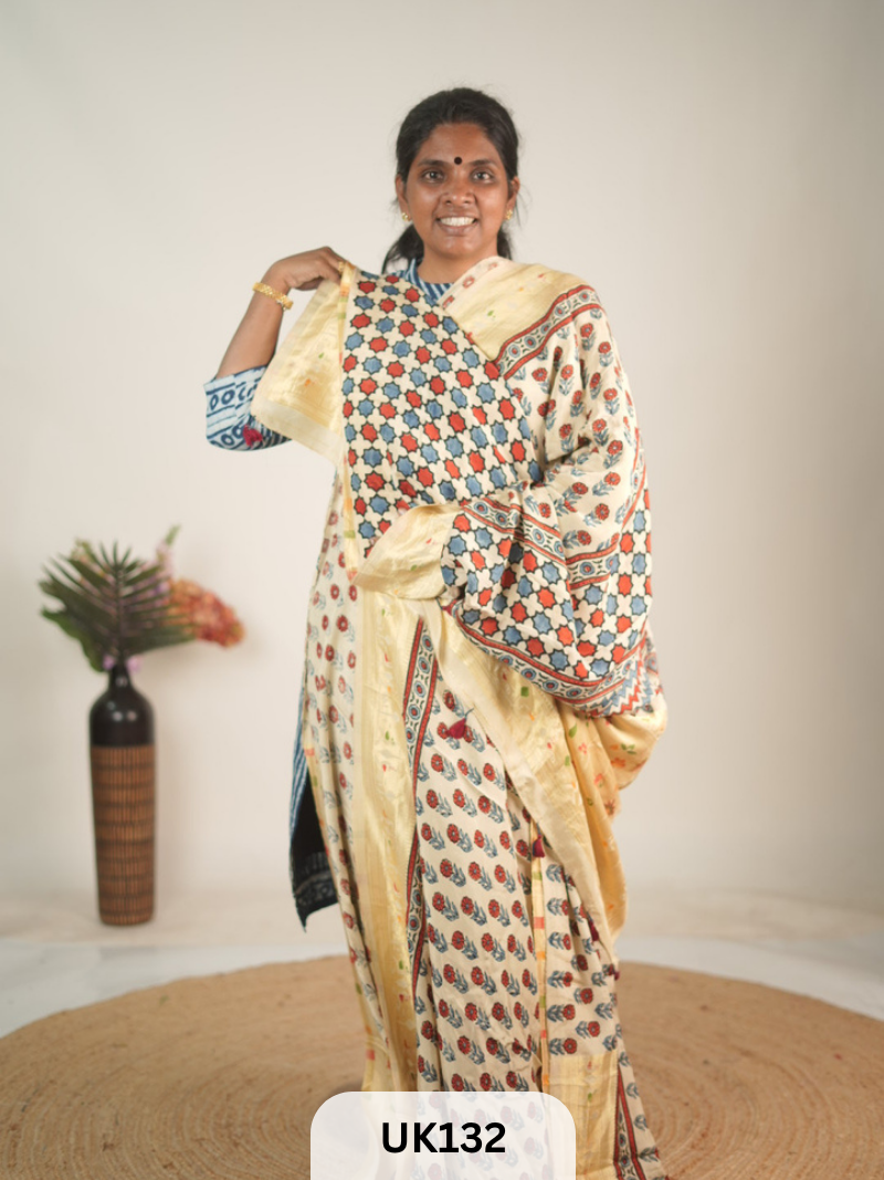 DOLA AJRAKH SAREE