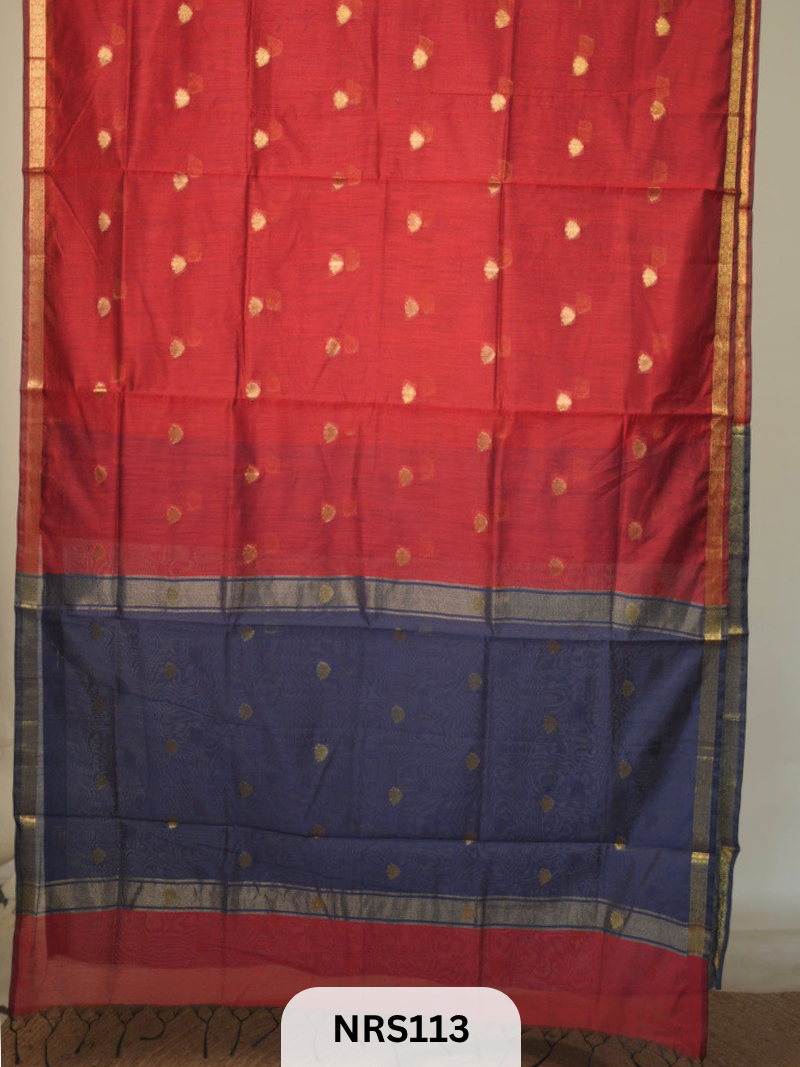 CHANDERI INSPIRED MAHESWARI SAREE