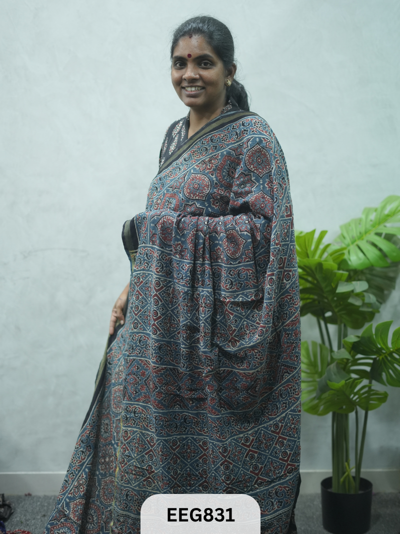 KOTA DORIA AJRAKH SAREE