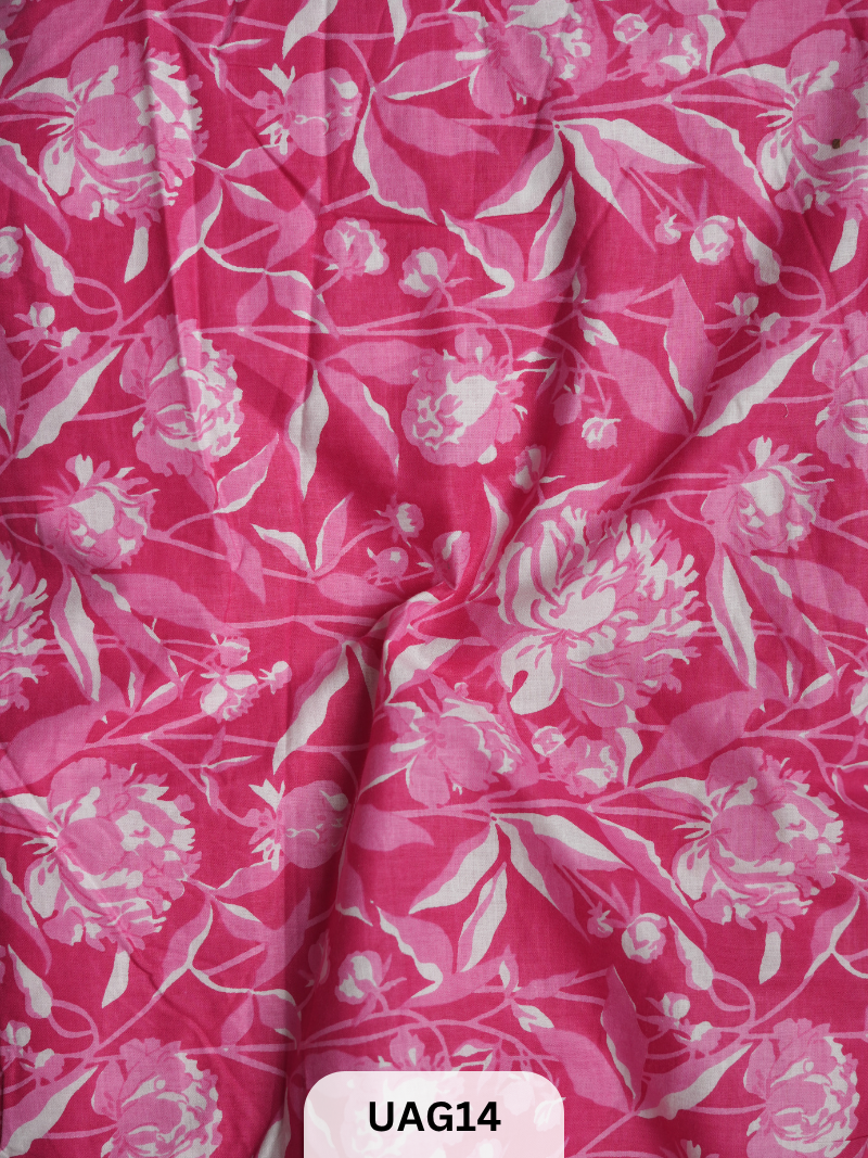 JAIPUR COTTON FABRIC - SCREEN PRINT 1 MTR
