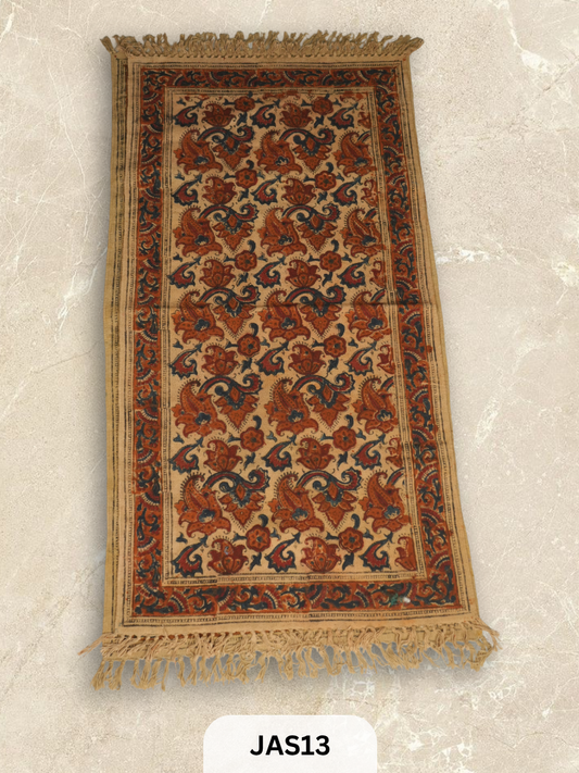 KALAMKARI PRINT FLOOR MAT (2X4 FEET)