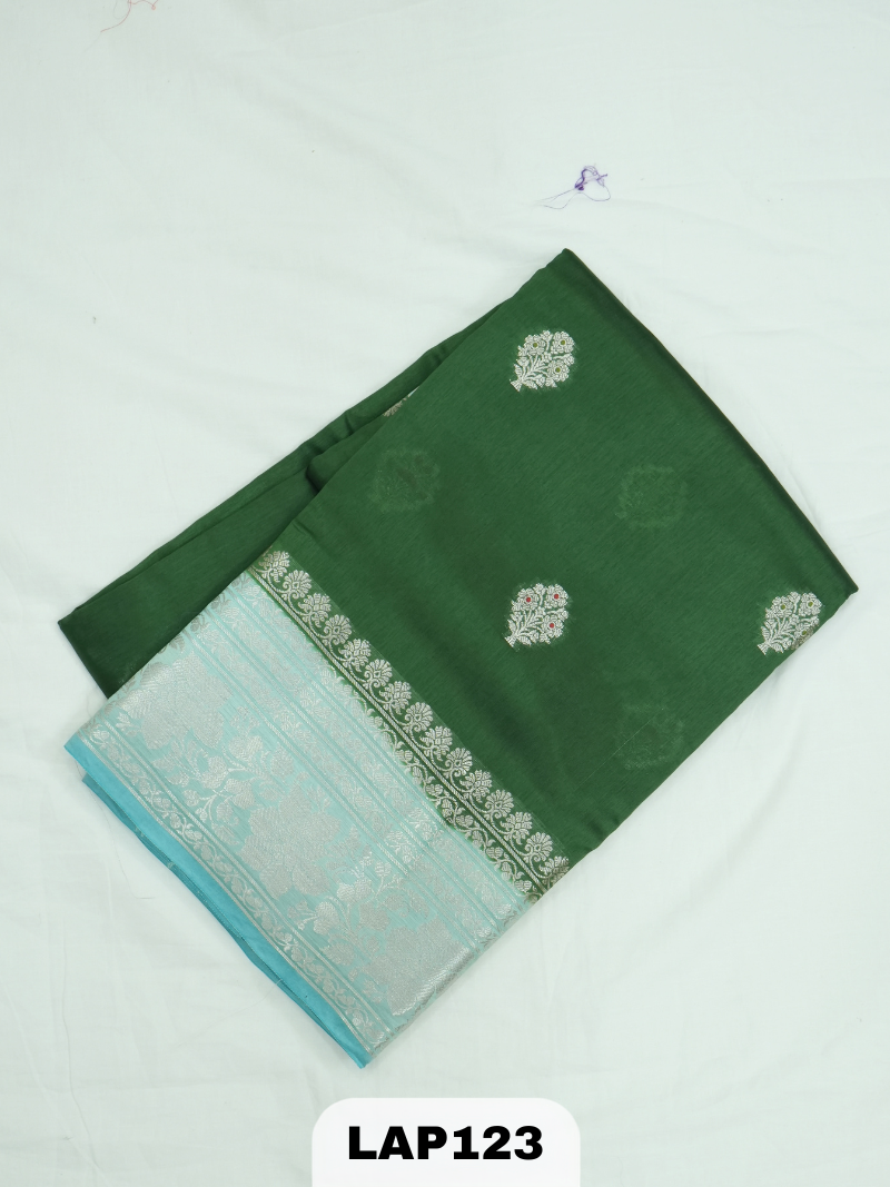 Banaras kora dupion silk saree