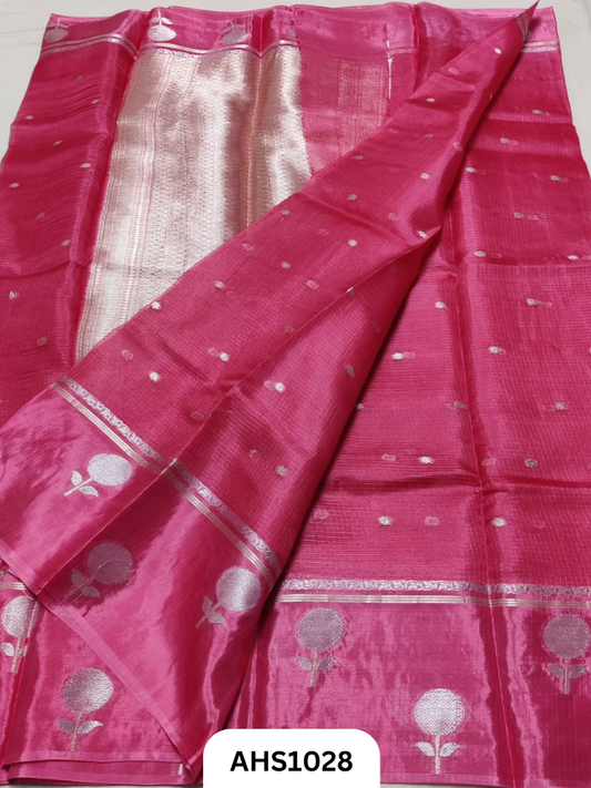 Kota Kataan Silk Weaving Saree With Blouse