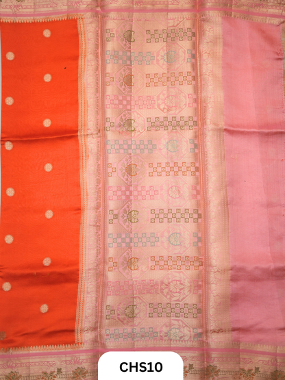 Pure Kora Organza Handloom Saree