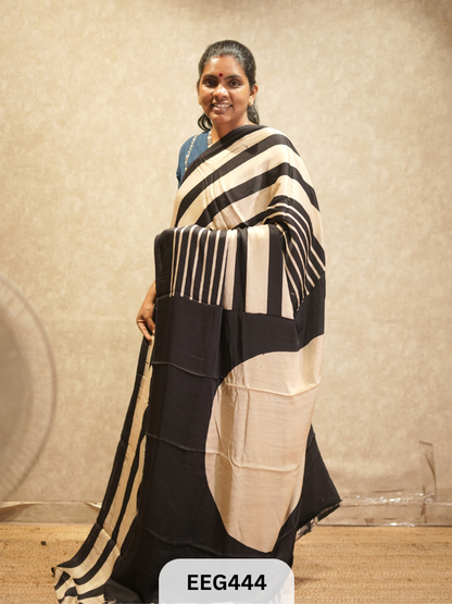 AJRAKH MODAL SAREE- RETRO