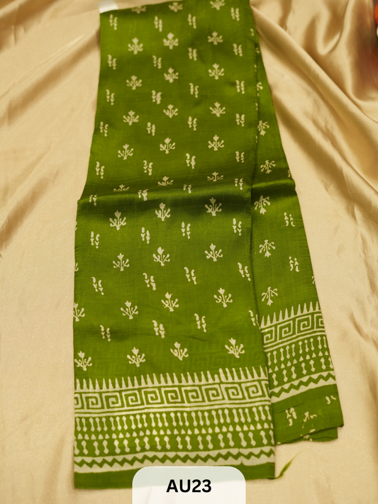 SOFT SILK BLEND TUSSAR | WITH BLOUSE