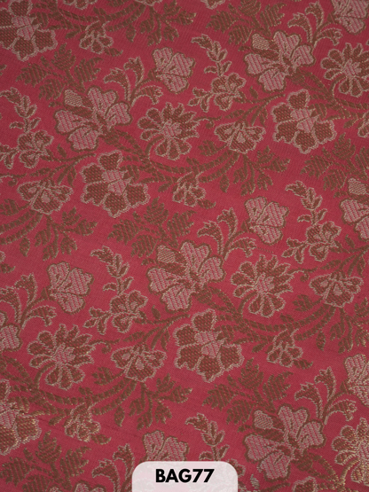 banaras alfi zari fabric -1 mtr