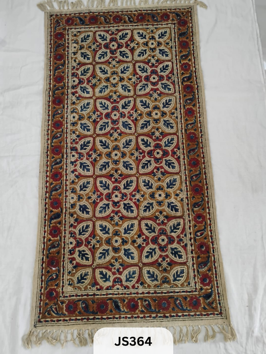 KALAMKARI PRINT FLOOR MAT (2X4 FEET)