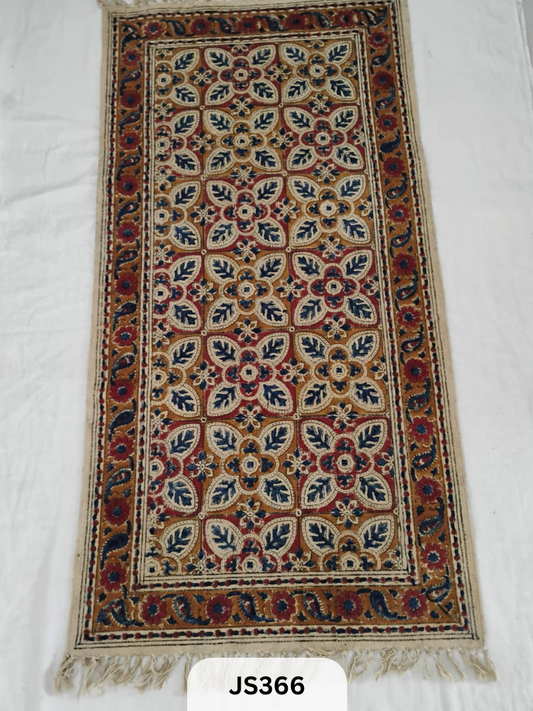 KALAMKARI PRINT FLOOR MAT (2X4 FEET)