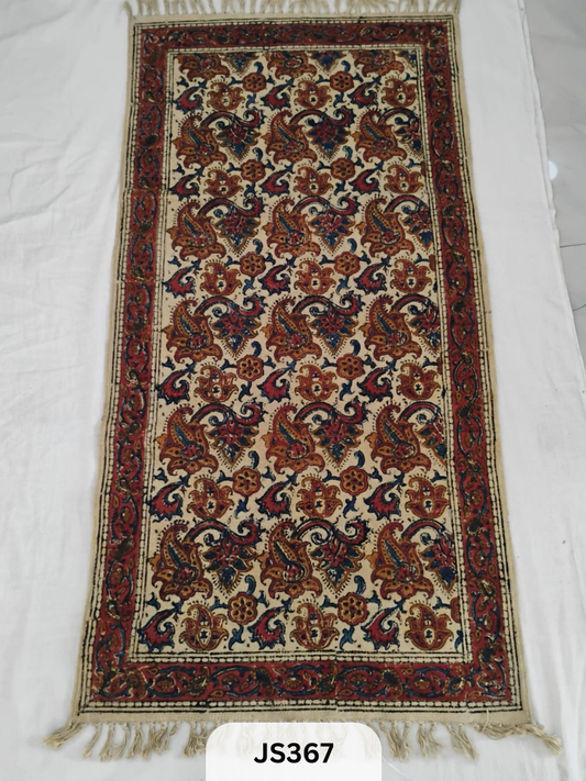 KALAMKARI PRINT FLOOR MAT (2X4 FEET)