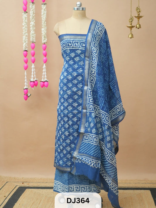 JAIPUR MAHESHWARI SILK HANDBLOCK PRINT