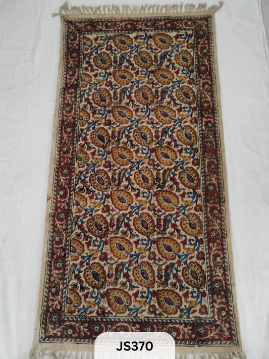 KALAMKARI PRINT FLOOR MAT (2X4 FEET)