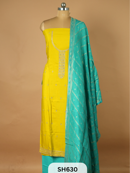 PREMIUM SALWAR SUIT WITH EMBROIDERY WORK Sadhana Fashion