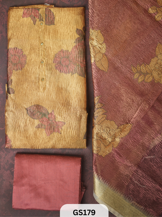 PREMIUM TISSUE SILK SALWAR SUIT Saree Story with Shanmuga Priya