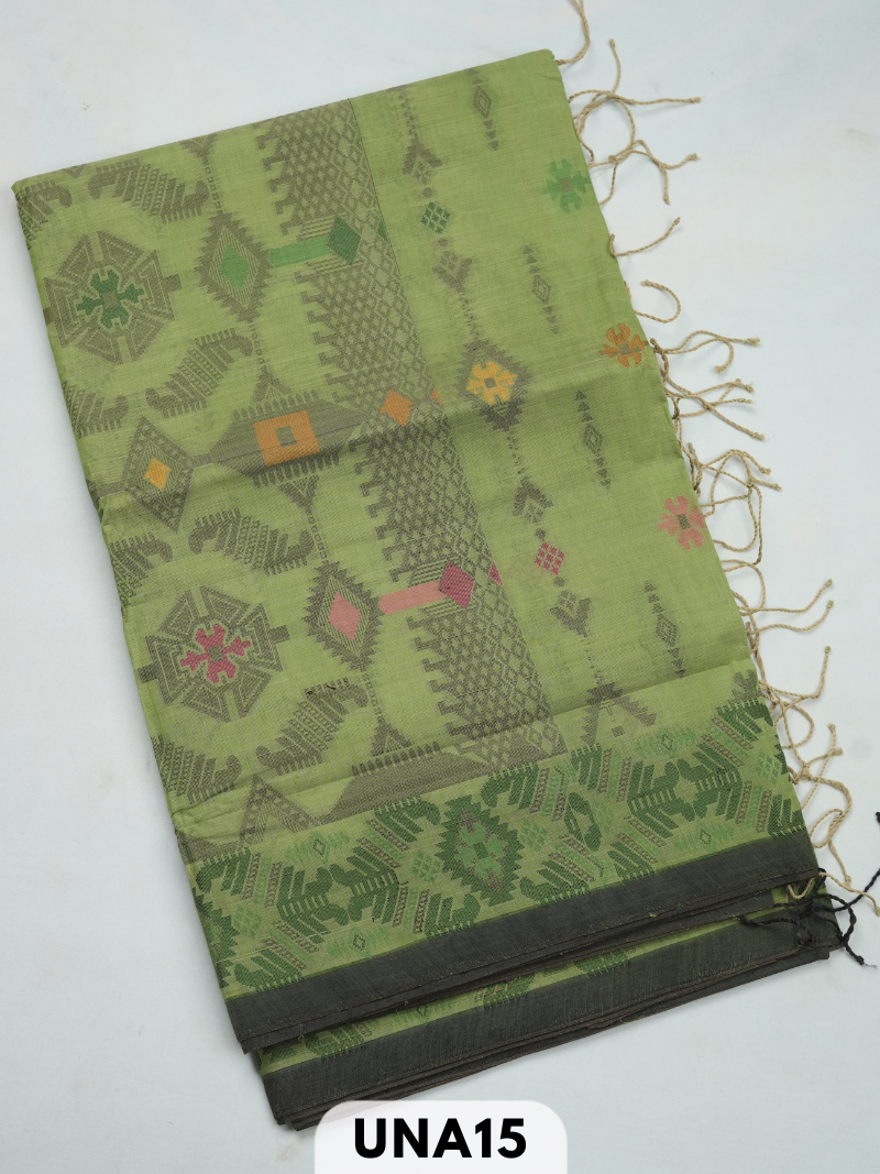 Bangladesh dhakai handloom saree with tassels