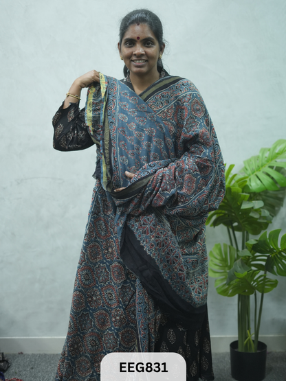 KOTA DORIA AJRAKH SAREE