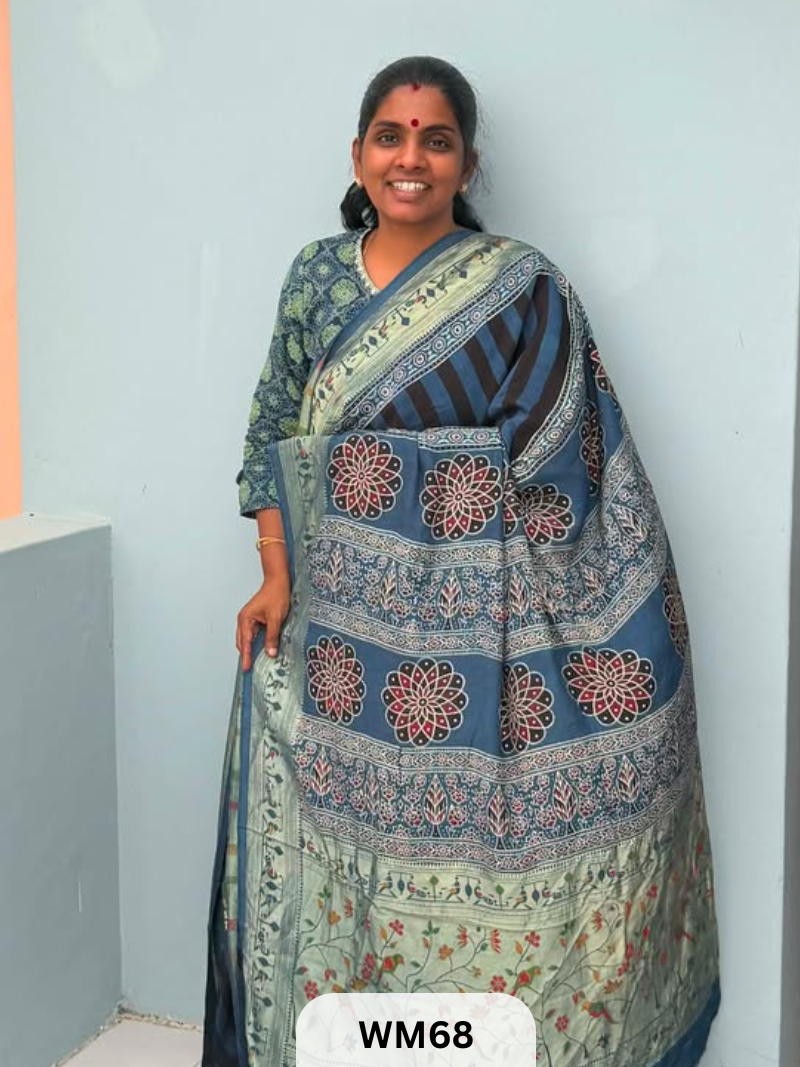 MODAL WITH PAITHANI SAREE