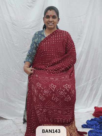 100% VEGAN SILK WITH LAGDI PATTA SAREE