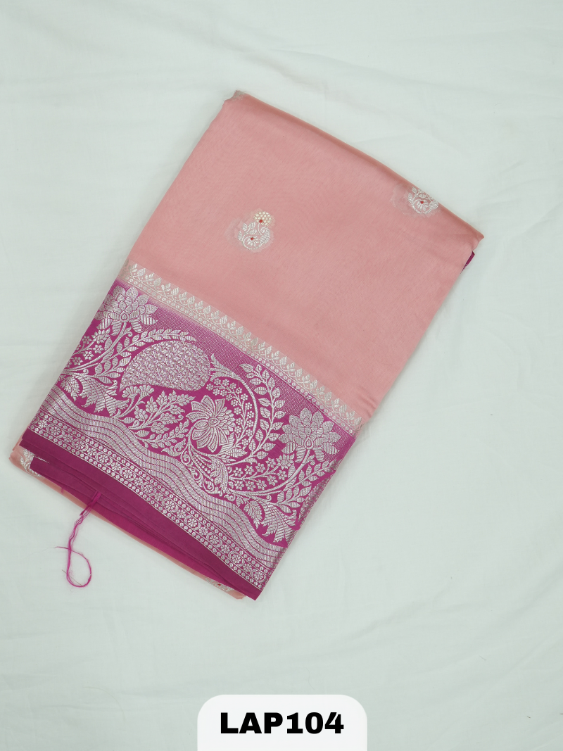 Banaras kora dupion silk saree