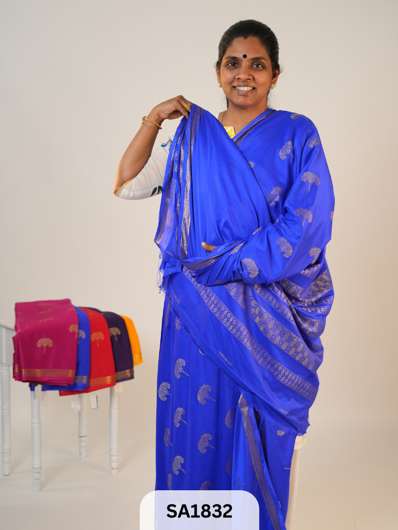 MYSORE BINNY CREPE SAREE