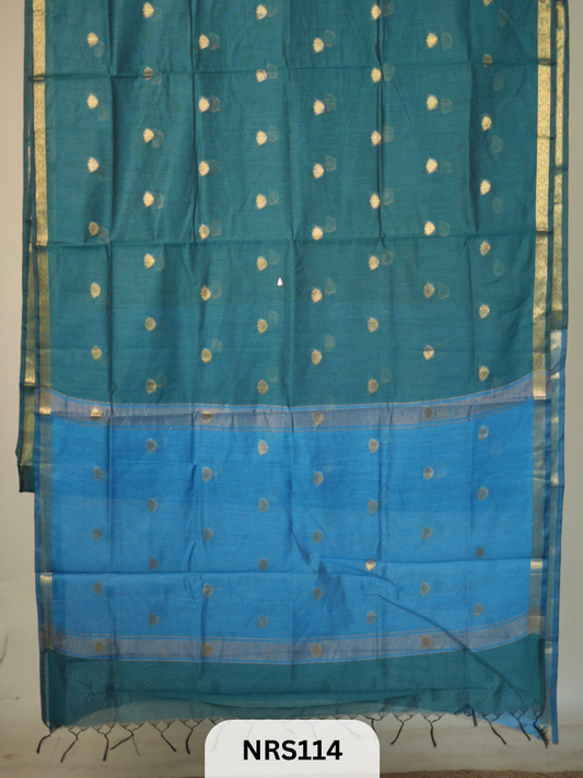 CHANDERI INSPIRED MAHESWARI SAREE