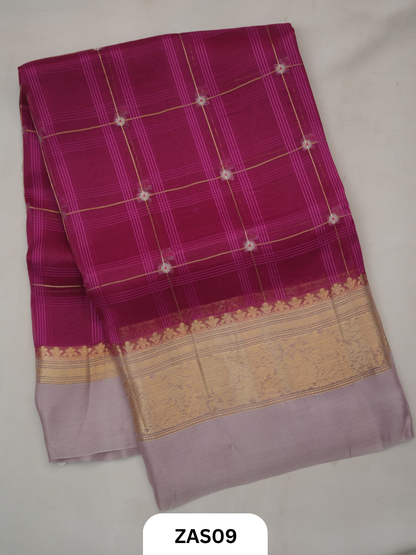 Pure Kora Organza Handloom Saree