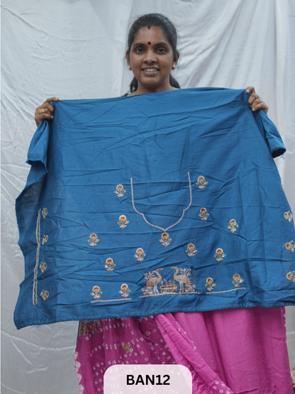 BANDHANI DESIGNER WORK WITH LAGDI PALLU