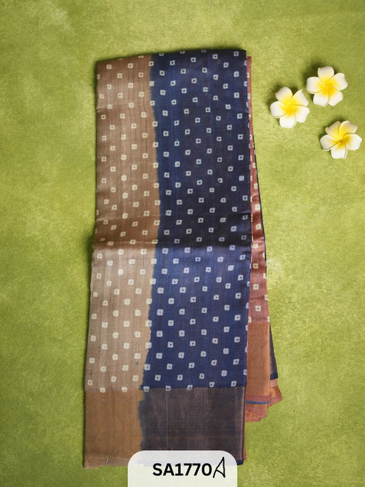 Pure Tussar Silk Saree