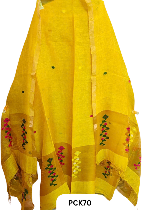 Pure Linen silk Salwar 2pcs Set