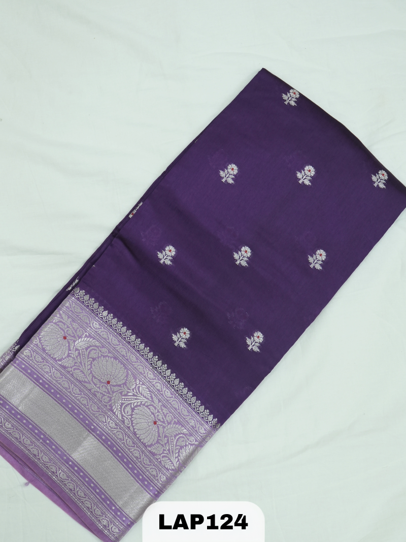 Banaras kora dupion silk saree