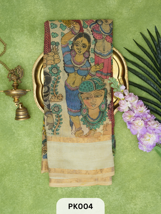 PEN KALAMKARI PURE COTTON SAREE