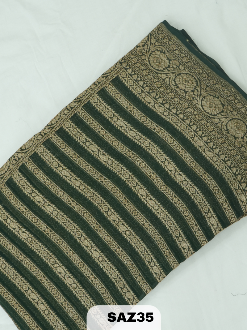 BANARAS ANTI KHADI GEORGET SAREE