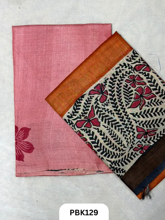 Pure Tussar Silk Salwar 2pc Top 2.5 + Duppatta 2.5  44 width