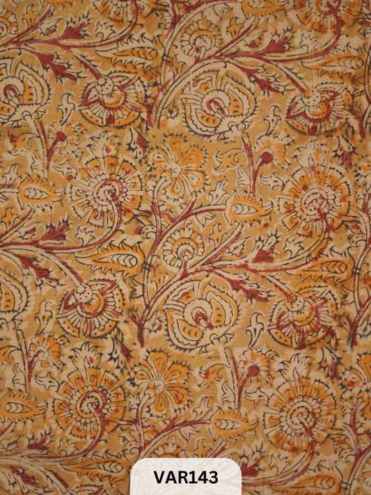 KALAMKARI HANDBLOCK PRINT- FABRIC -1mtr