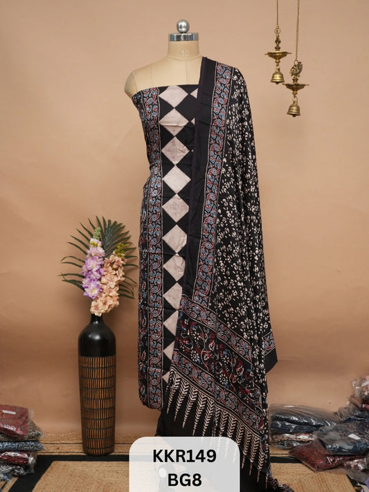 MODAL AJRAKH SALWAR SUIT