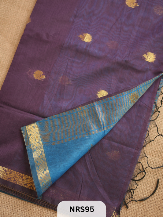 CHANDERI INSPIRED MAHESWARI SAREE