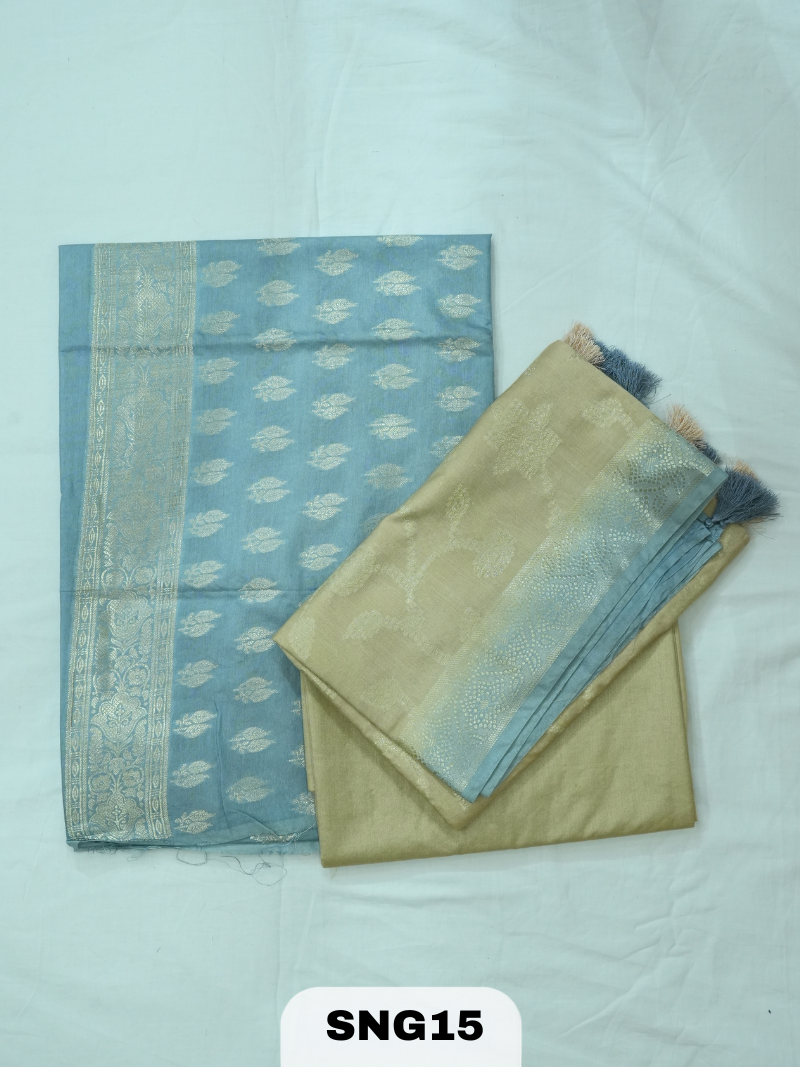 Banarasi Chiniya Silk 3 Pcs Salwar Suit