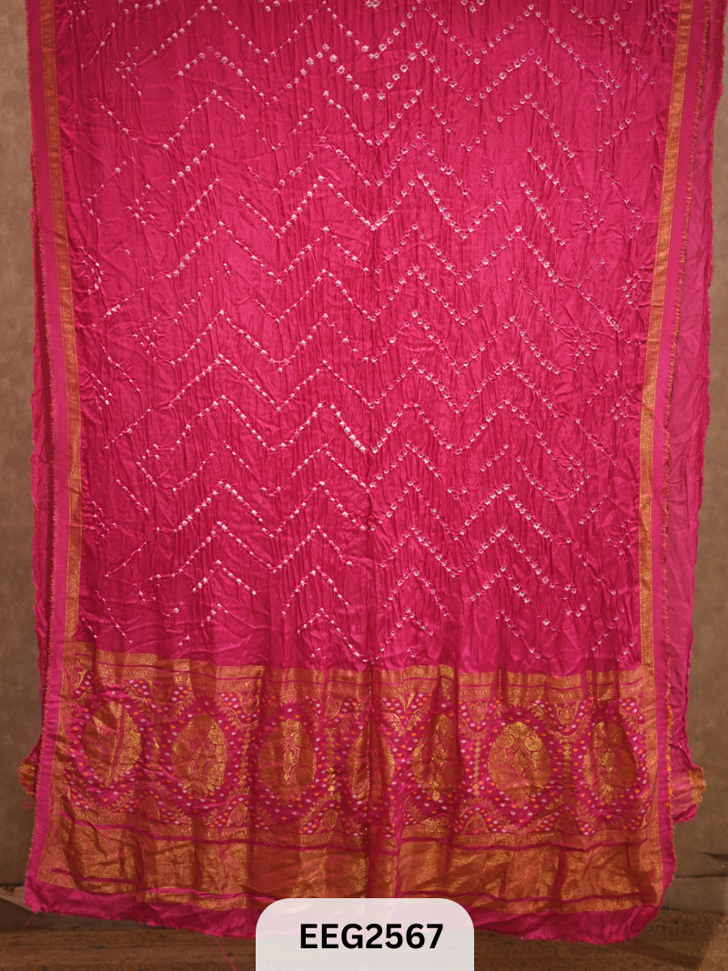 MODAL FUSIOIN SAREE WITH DOLA BORDER - EXCLUSIVE
