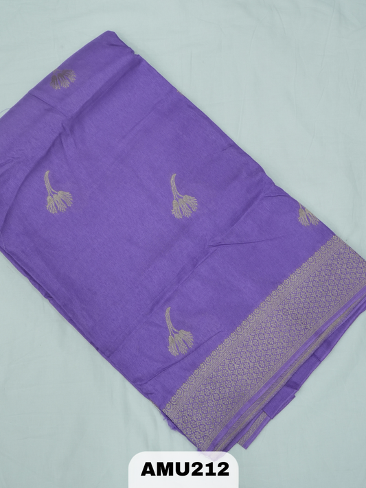 BANARAS RUSSIAN SILK SAREE WITH PRINTED