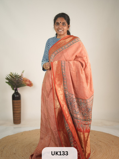 DOLA AJRAKH SAREE