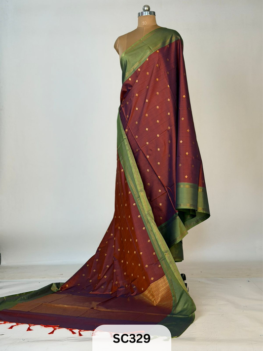 NANO SEMI SOFT SILK WITH RICH PALLU