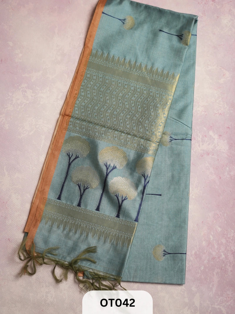 ZARI TUSSAR SAREE